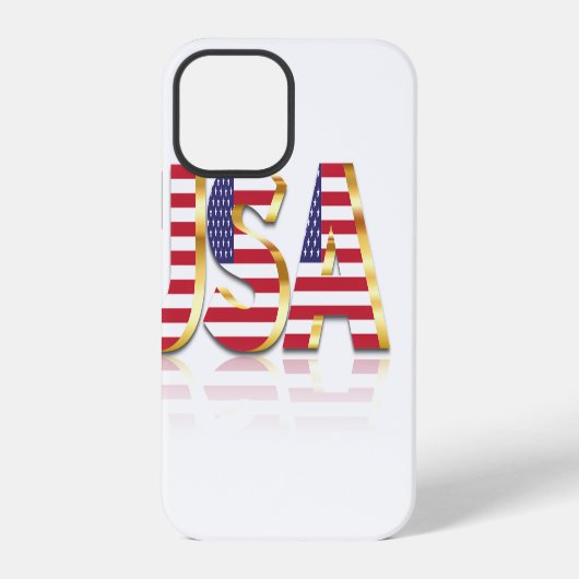 USA フラグ iPhone カバー (裏面)