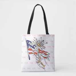 USA フラッグトートバッグ トートバッグ