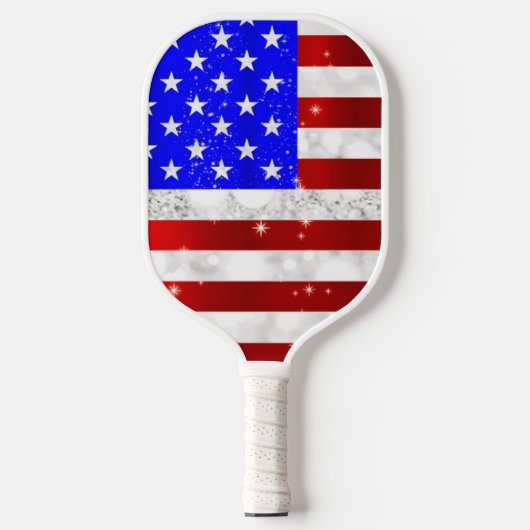 USA フラッグ ピックルボールラケット (正面)
