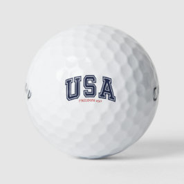 「USA フリーダム 250」アメリカ生誕250周年7月4日記念 ゴルフボール