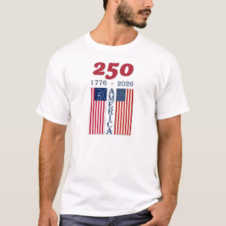 USA/ベニングトン フラッグ 250 デザイン Tシャツ