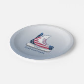 USA ホッケー スケート ペーパープレート (アングル)