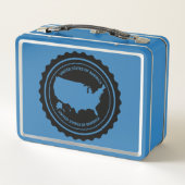 USA メタルランチボックス (裏面)