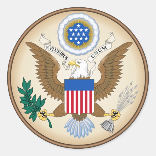 USA ラウンドシール (正面)
