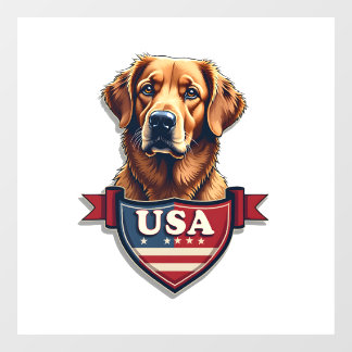 USA レトリバー ヘリテージ ヴィンテージ ドッグTシャツ 2 ウィンドウサイン