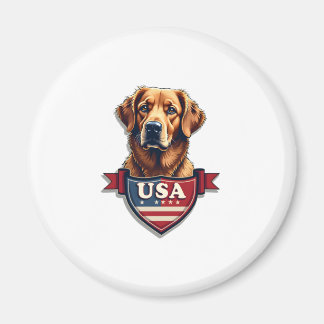 USA レトリバー ヘリテージ ヴィンテージ 犬 シャツ 2 マグネット