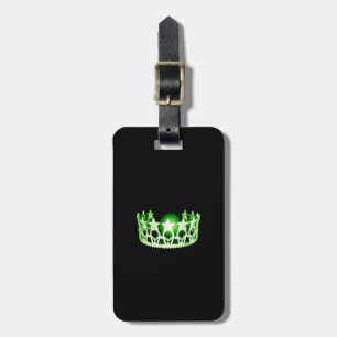USA 恋しく思 Apple Green Crown Laggs Tag-Vertical ラゲッジタグ
