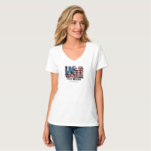 USA 神の祝福 アメリカ Tシャツ (正面フル)