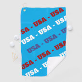 USA 赤 白 青 ゴルフタオル (インサイチュ)