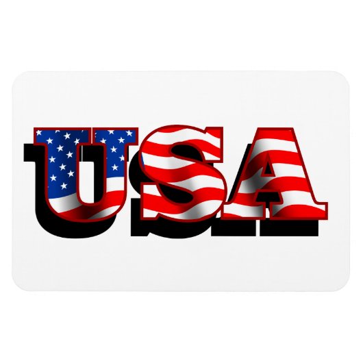 USA 1フレキシマグネット マグネット (横)