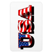 USA 1フレキシマグネット マグネット (縦)