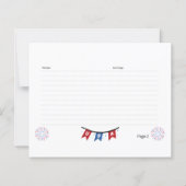 USA-1レシピカード (裏面)