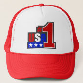USA-#1星 キャップ (正面)