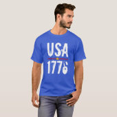 USA 1776のTシャツ Tシャツ (正面フル)