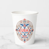 USA 1776-2026 紙コップ (裏面)