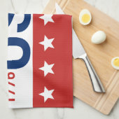 USA 1776 2026 250th Anniversary Red White Blue キッチンタオル (四つ折り)