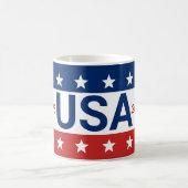 USA 1776 2026 250th Anniversary Red White Blue コーヒーマグカップ (中央)