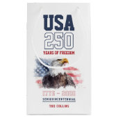 USA 1776-2026 America's 250th Anniversary Party スモールペーパーバッグ (裏面)
