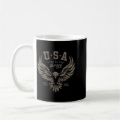 Usa 1776 2026 Anniversary Steel Gray  コーヒーマグカップ (左)
