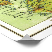 " USA: 1930/heute Florida - Detailerte Landkarte ポスター (角)