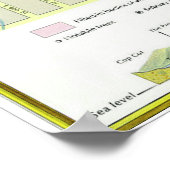 " USA: 1994/today NYC - CENTRAL PARK詳細地図 ポスター (角)