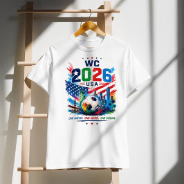 USA 2026サッカー ワン・ネイション・ワン・ゲーム・ワン・ドリーム ファン Tシャツ