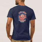 USA 2026 ホスト カスタム 名前 番号 Tシャツ EST. 1913 R (裏面)