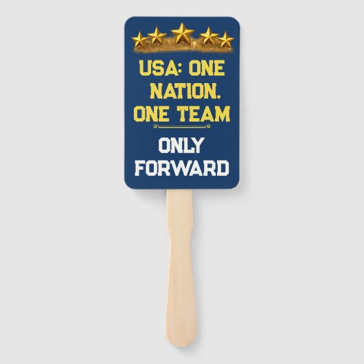 USA 2026 全米ゲーム: チームへの忠誠 | スタジアム11 ハンドファン (裏面)