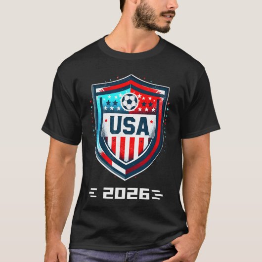 USA 2026 Go United States Sport Player USAeam 2026 Tシャツ (正面)