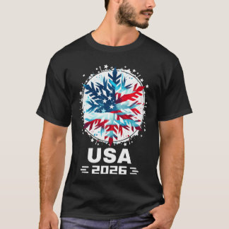 USA 2026 Go United States Winter Sport USAeam 2026 Tシャツ