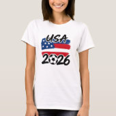 USA 2026 Soccer Design Tシャツ (正面)