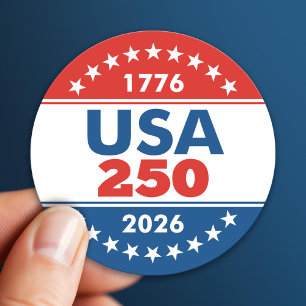 USA 250 - アメリカ生誕のクラシック - 1776-2026 ラウンドシール