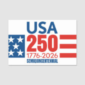 USA 250 - アメリカ生誕250年 - 星条旗 名札 (正面)
