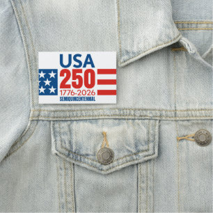 USA 250 - アメリカ生誕250年 - 星条旗 名札