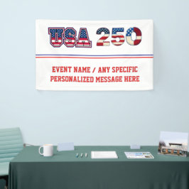 USA 250 パトリオティックテンプレート 横断幕