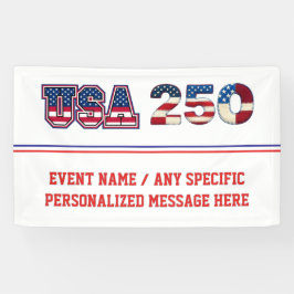 USA 250 パトリオティックテンプレート 横断幕