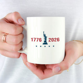 USA 250 リバティ 1776 2026 愛国  コーヒーマグカップ
