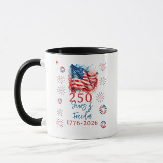 USA 250 周年記念 パトリオティックパーティー 7月4日 マグカップ