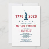 USA 250 家族再会 | 1776 2026 愛国 招待状 (正面)