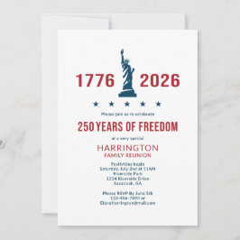 USA 250 家族再会 | 1776 2026 愛国 招待状