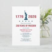 USA 250 家族再会 | 1776 2026 愛国 招待状 (スタンド正面)
