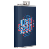 USA 250 - 1776年から2026年 ピクセルアート フラスク (右)