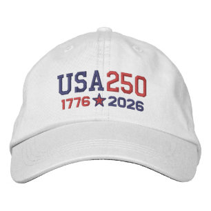 USA 250 - 1776-2026 刺繍入りキャップ