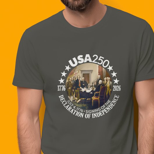 USA 250 - 1776-2026 - Declaration of Independence Tシャツ