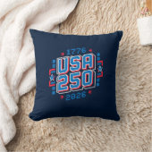 USA 250 – 1776 to 2026 Pixel Art クッション (ブランケット)