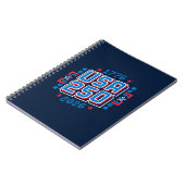 USA 250 – 1776 to 2026 Pixel Art ノートブック (左側)