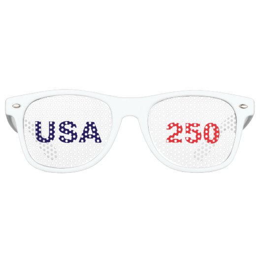 USA 250 250th United States Anniversary レトロサングラス (正面)