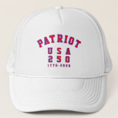USA 250 America's Anniversary Add Name 4th of July キャップ (正面)