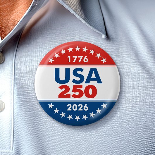USA 250 - America's Birthday Classic - 1776-2026 缶バッジ
