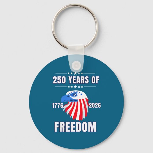Usa 250 Anniversary Eagle 1776 To 2026 Patriotic A キーホルダー (正面)